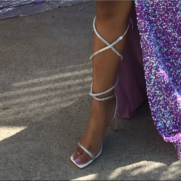 Steve Madden uplift sandal in white size 10 - Picture 3 of 4